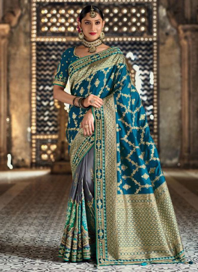 TATHASTU ANAARA Heavy Wedding Wear Silk Designer Latest Saree Collection